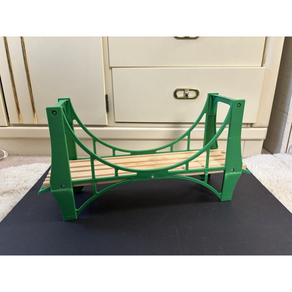 REVERSIBLE TRACK BRIDGE (#33397) / Brio Wooden Railway 1998 RARE! EUC